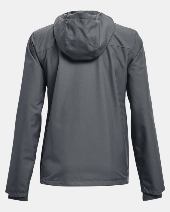 Women's UA Stormproof Lined Rain Jacket, Gray, pdpMainDesktop image number 6
